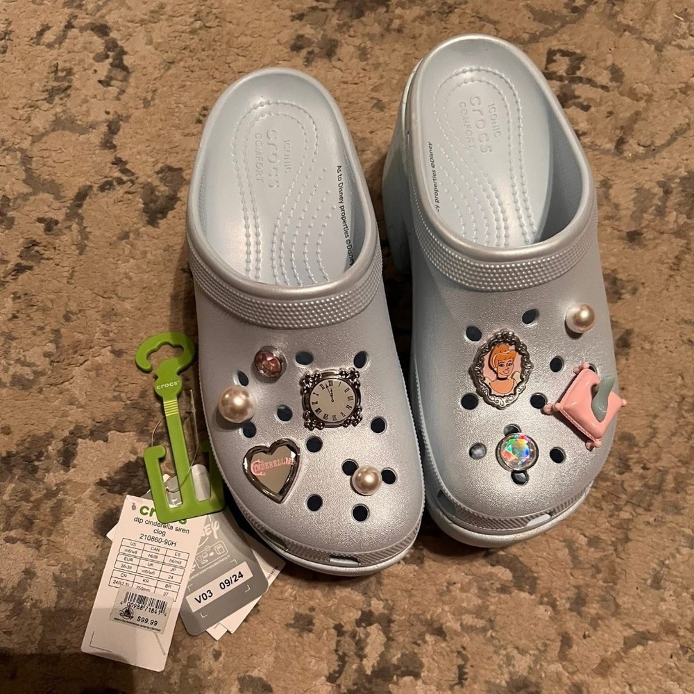 Disney Cinderella 75th crocs